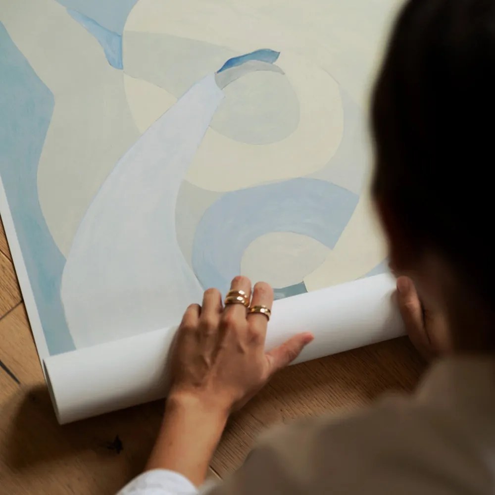 The Poster Club Plagát Hold You Blue by Sofia Lind A5 (mini)