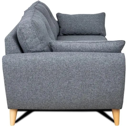 Pohovka ISLA II 3P, šedá (sitges - CHARCOAL)