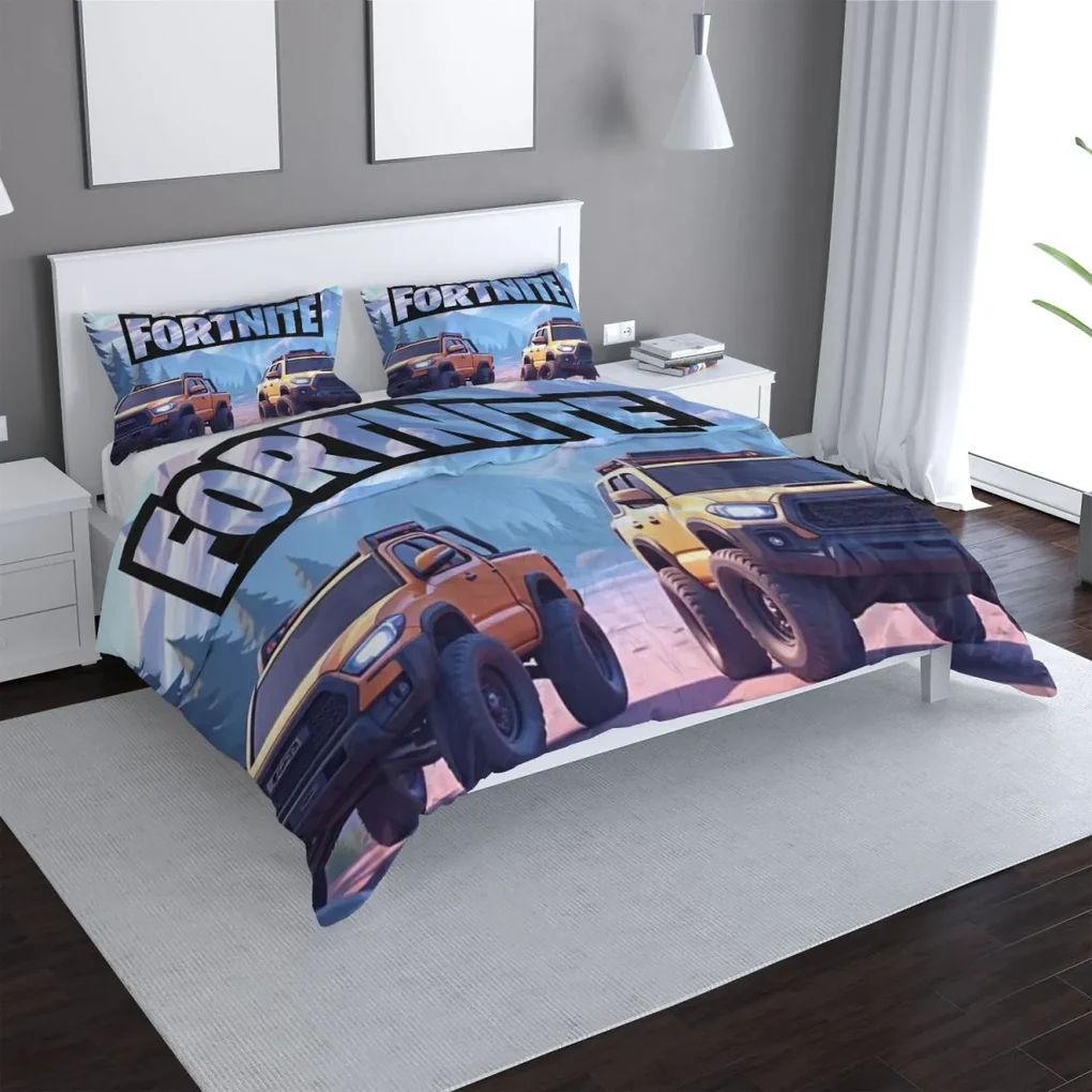 Sablio Obliečky FORTNITE Off-road autá - 140x200 / 90x70