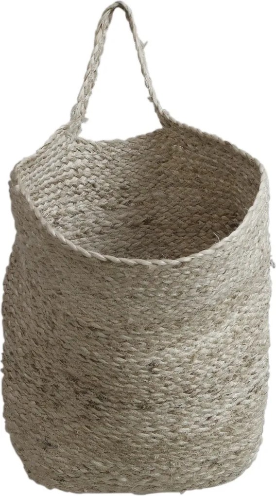 Prírodný jutový kôš na zavesenie Billbo - 35*54 cm