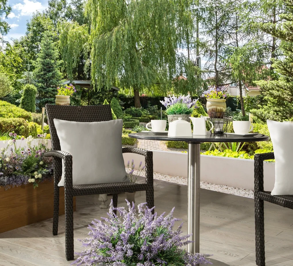 ZÁHRADNÁ VODEODOLNÁ OBLIEČKA NA VANKÚŠ GARDENIA 45X45 CM KRÉMOVÁ