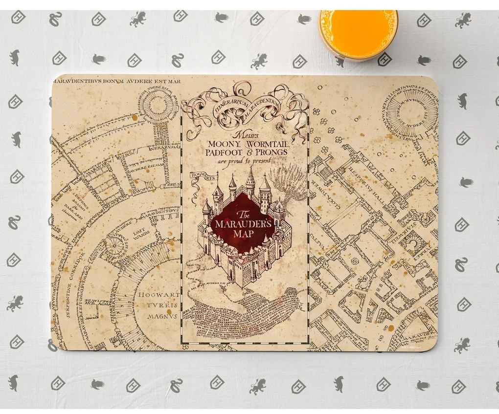 Detské prostírání Harry Potter Marauders Map, 42 x 30 cm