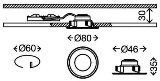 Briloner 7197-036-SADA 3x LED Stmievateľné kúpeľňové svietidlo LED/4,5W/230V IP44