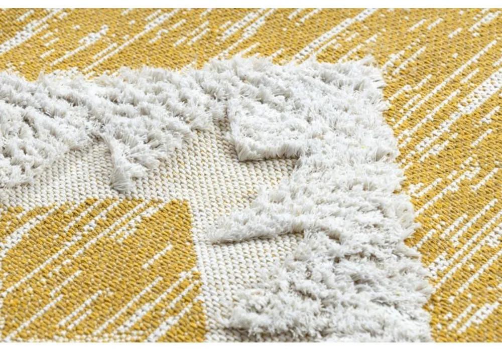 Kusový koberec Romba žltý 78x150cm