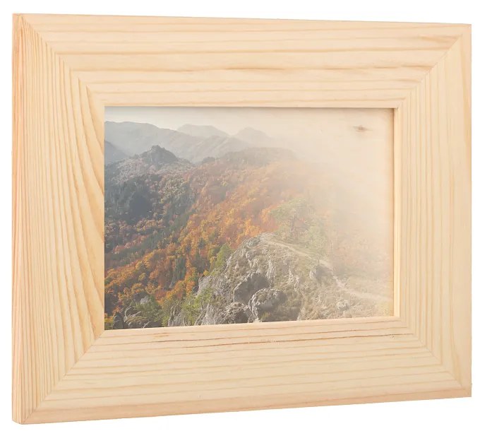 ČistéDrevo Drevený fotorámik na stenu 22 x 17 cm
