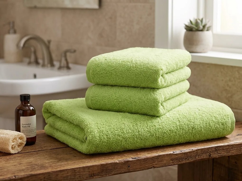 Uterák NORIELLE 50x90 cm zelený, 100% bavlna