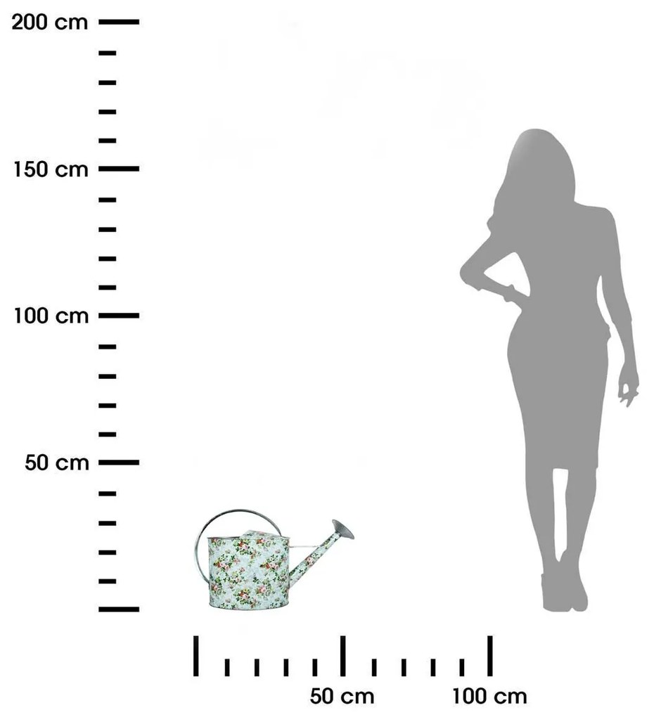 Kanva na polievanie Flower, 6,8 l, viacfarebná
