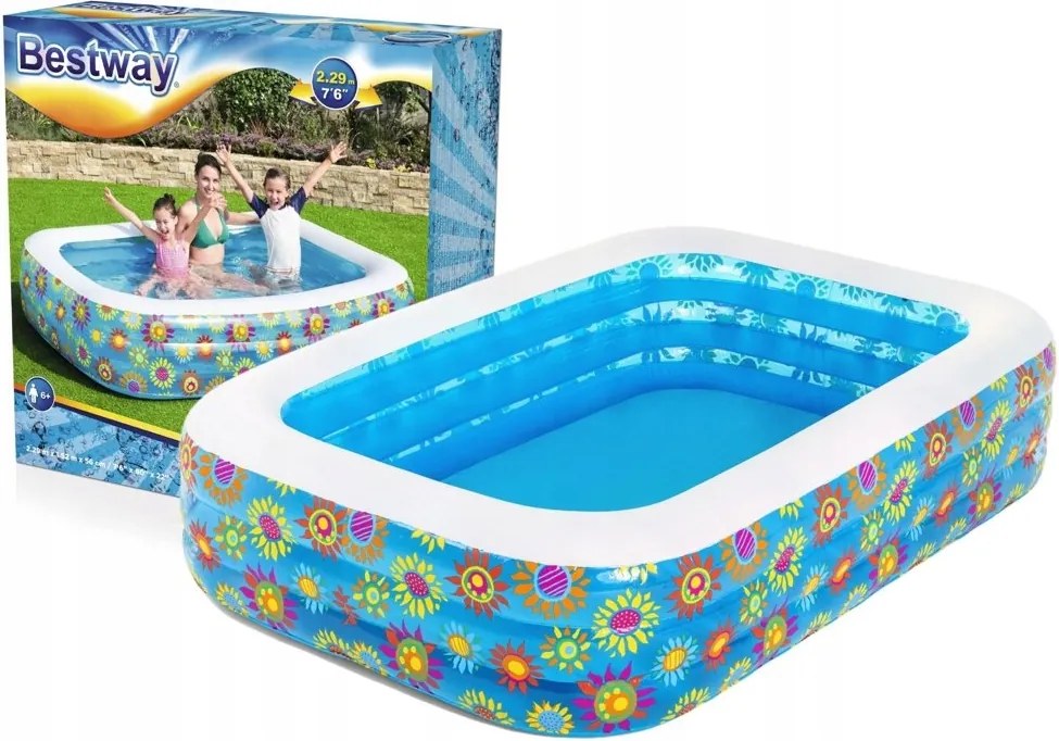 Veľký rodinný bazén Bestway do detskej záhrady