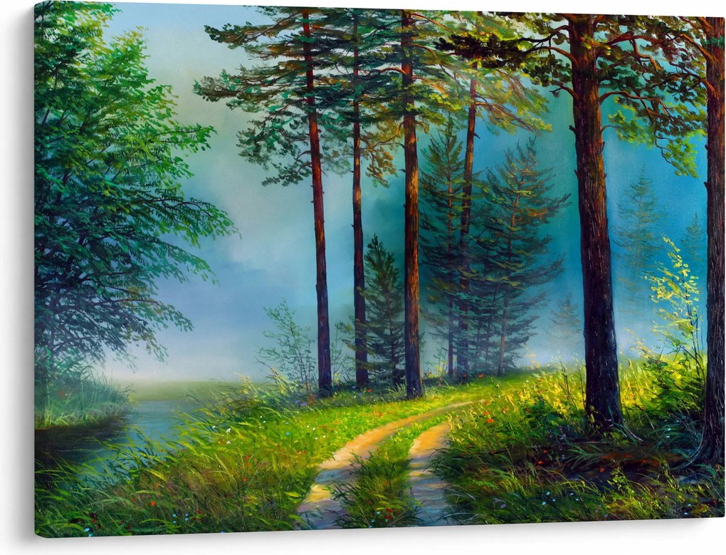Obraz - Olejomaľba krajiny (70x50 cm)