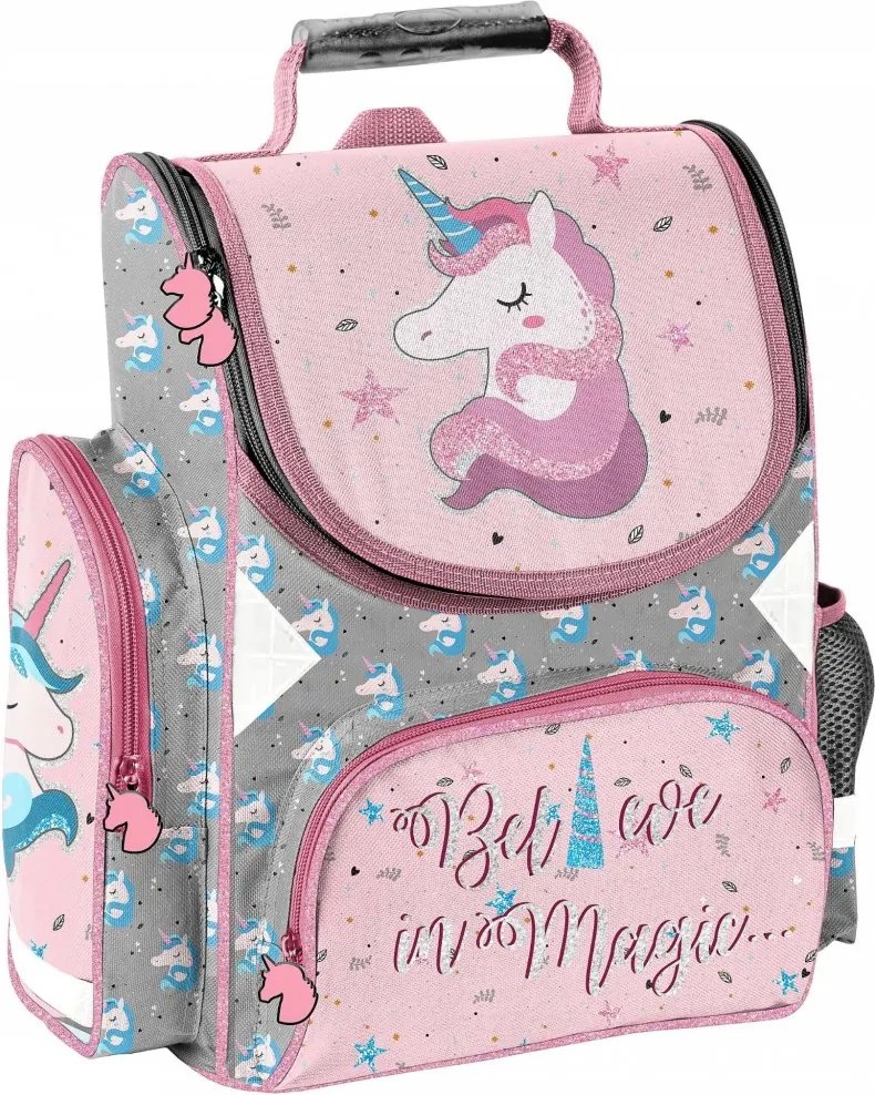 Školský 6-dielny set s jednorožcom pre dievčatá