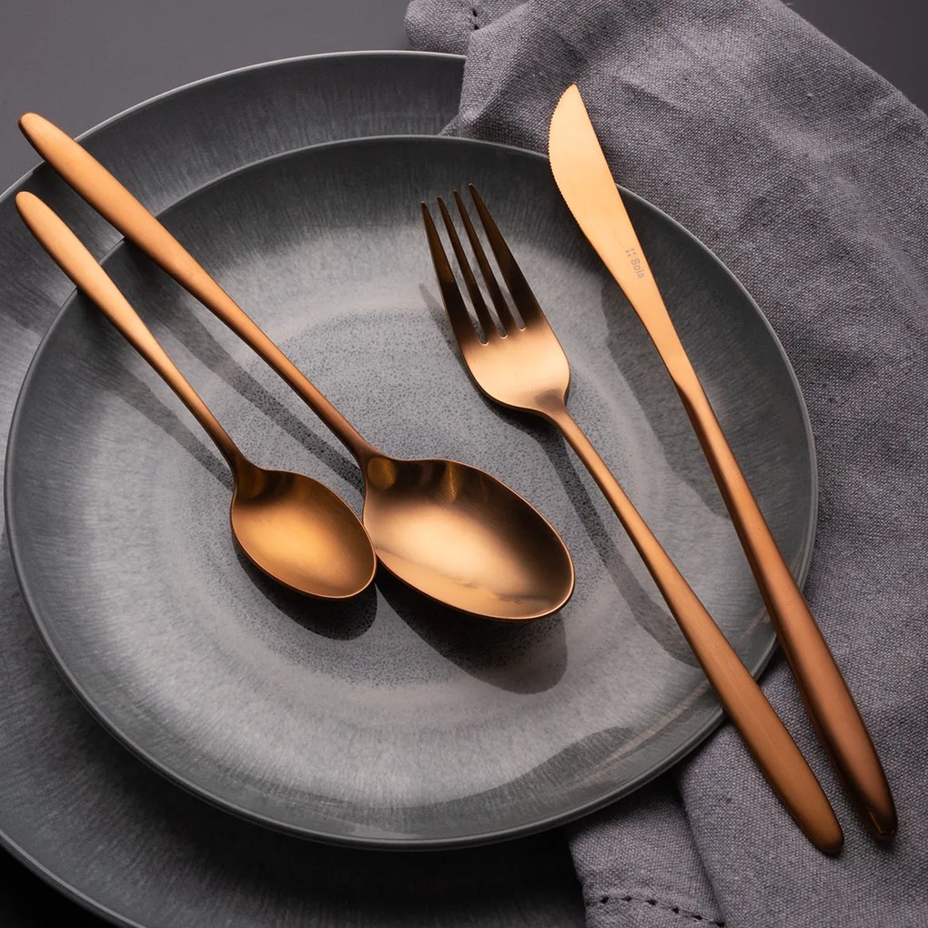Príborový set 16 ks – Vivo PVD Rose Gold matný - 140302