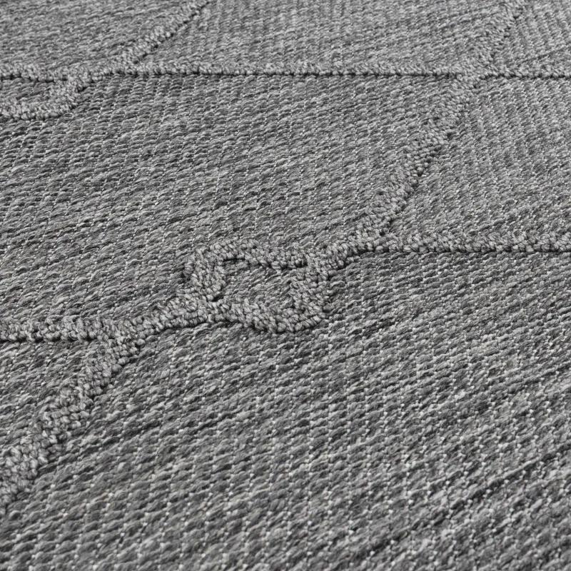Ayyildiz koberce Kusový koberec Patara 4955 Grey – na von aj na doma - 140x200 cm