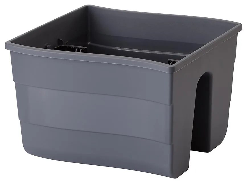 Kvetináč Na Zábradlie Fala 30 antracit