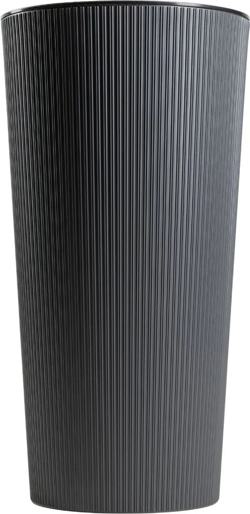 PLASTOVÝ KVETINÁČ URBANIKA ECO 57X29,5 CM ANTRACITOVÁ