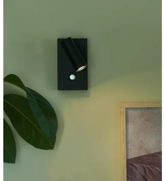 Nordlux - LED Stmievateľné nástenné bodové svietidlo OMARI LED/3,2W/230V čierna