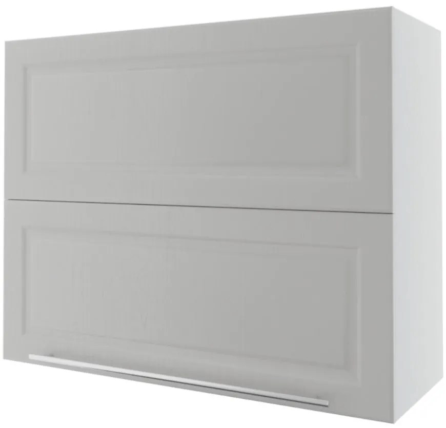 Kuchynská linka Emporium W8B/90 av light grey stone/biela