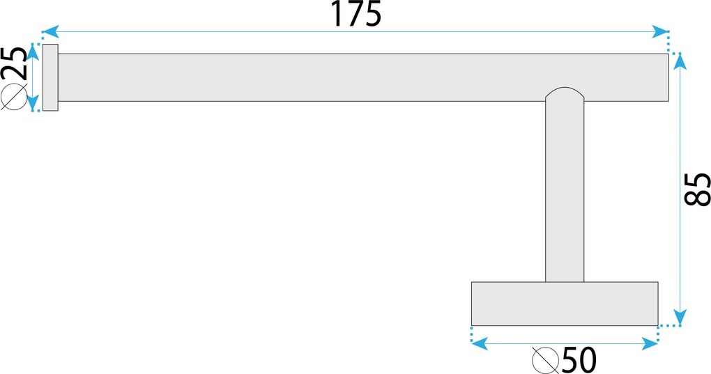 Rea Modern, držiak na toaletný papier, 6611, zlatá matná, REA-98018