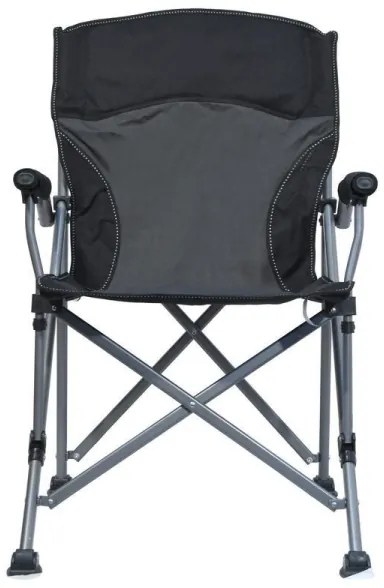 Skladacia kempingová stolička čierna