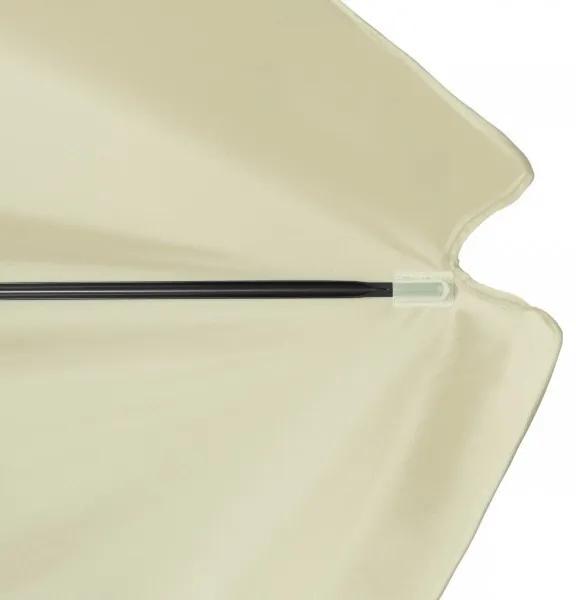 Doppler SUNLINE WATERPROOF 225 x 120 cm – naklápací slnečník antratcitová (kód farby 840), 100 % polyester