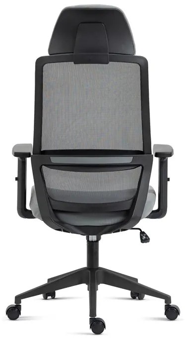 Autronic BONTEC Kancelárska stolička, hojdacia s polohovou aretáciou, šedá sieťovina, KA-V324 GREY Farba: Šedá