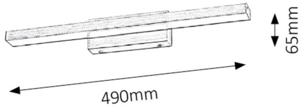 Rabalux 5721 - LED Kúpeľňové zrkadlové osvetlenie JOHN 1xLED/12W/230V