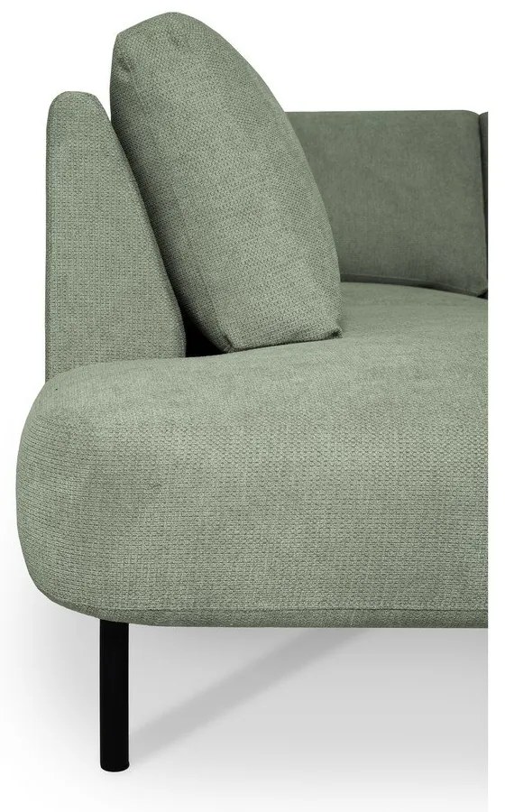 Zelená rohová pohovka (ľavý roh/do "U") Hero – Scandic