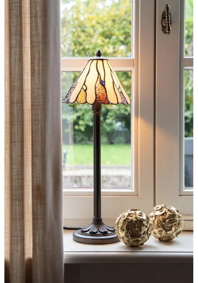 Tiffany vitrážová lampa IZAR Ø22*60