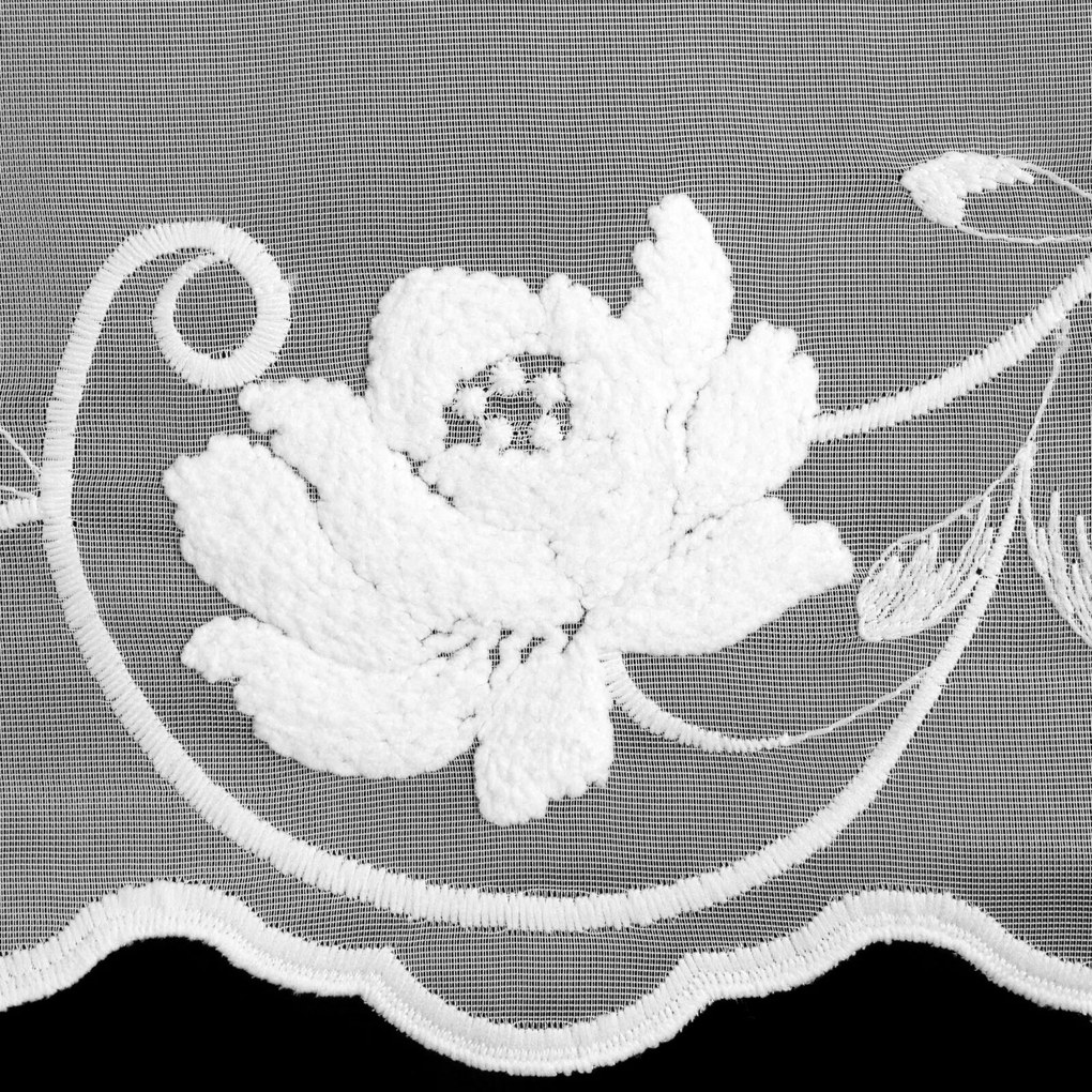 ZÁCLONA NA PÁSKE LETI 150X70 CM KVETY