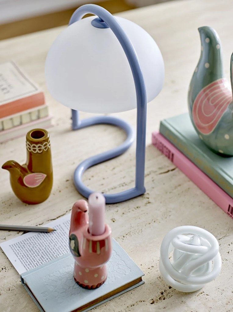 Bloomingville Stolná lampa Favour Blue