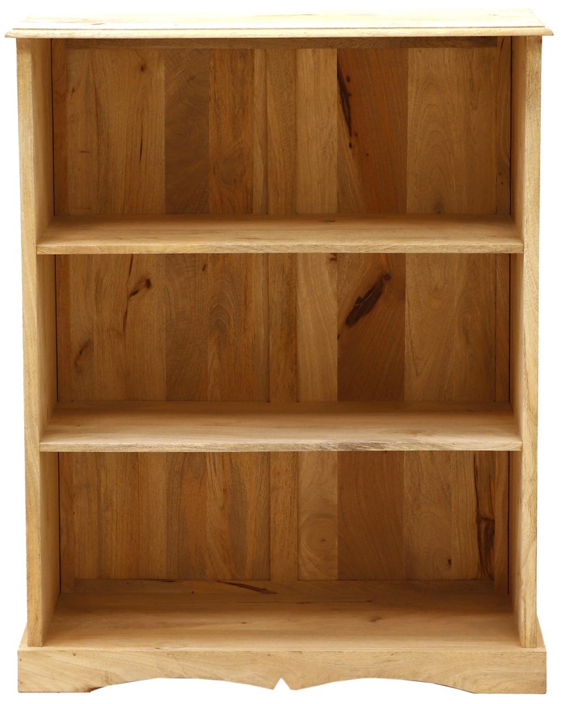 furniture-nabytek.cz - Knižnica do obývacej izby 90x115x35 z dreva mango