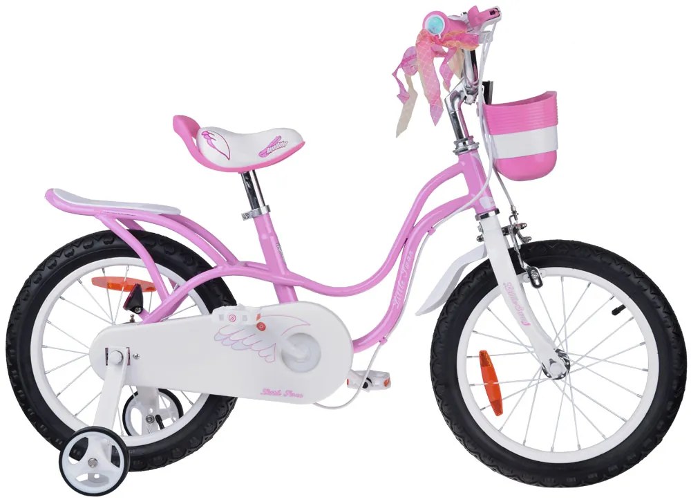 Detský bicykel 16" Little Swan RoyalBaby RB16-18 (RO0171) - ružový