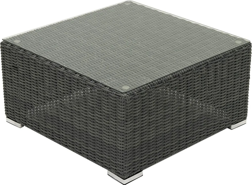 DEOKORK Ratanová variabilná zostava SEVILLA pre 5 osob (antracit)