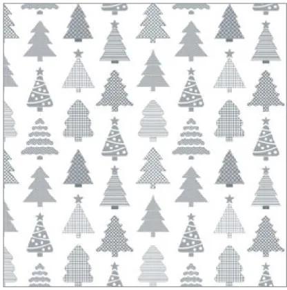 Krasilnikoff Papierové obrúsky Christmas Trees