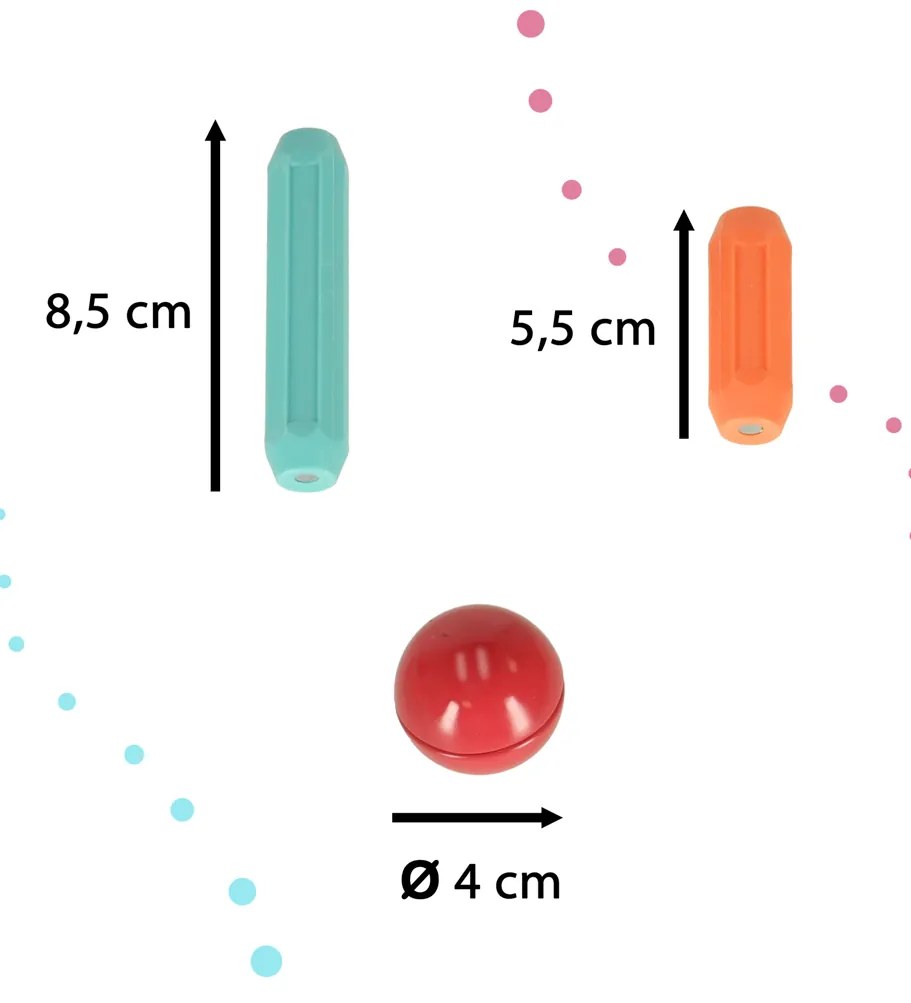KIK Magnetické kocky pre malé deti 25 prvkov