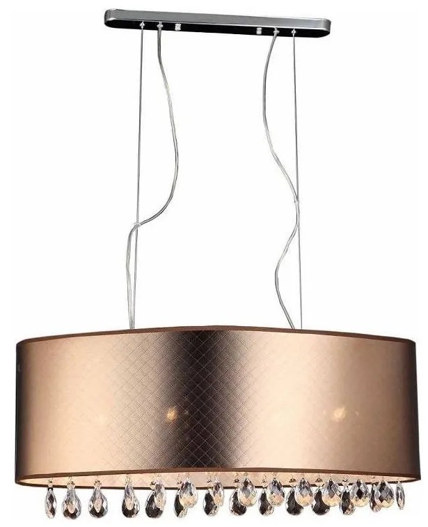 Searchlight MDM2047/4 - Luster na lanku MOTAN 4xE14/40W/230V meď