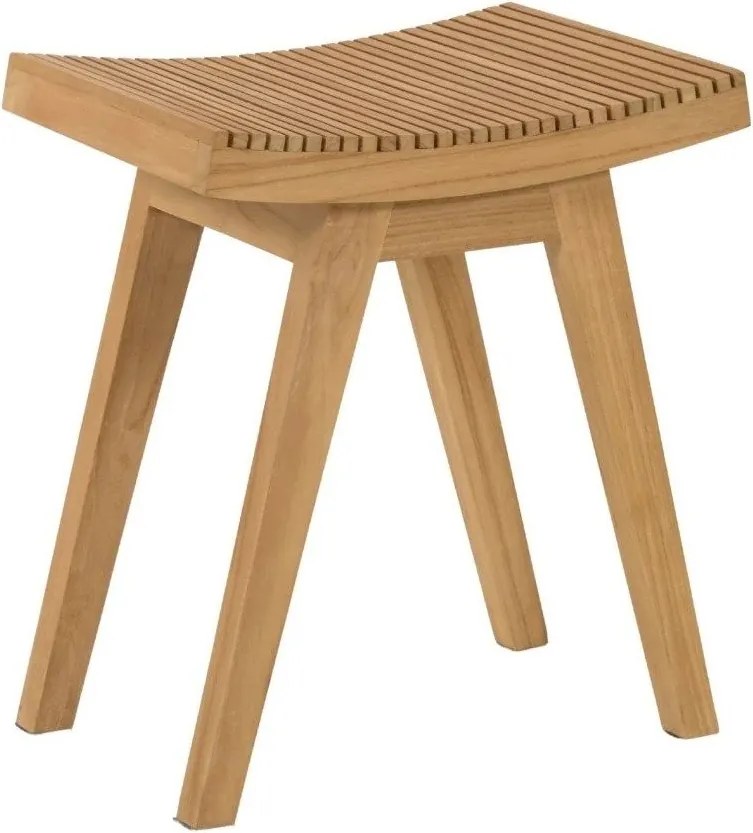 Stolička z teakového dreva v prírodnej farbe Vicentina – Kave Home