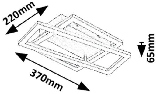 Rabalux 71380 - LED stropné svietidlo ELLINOR LED/24W/230V 3000K