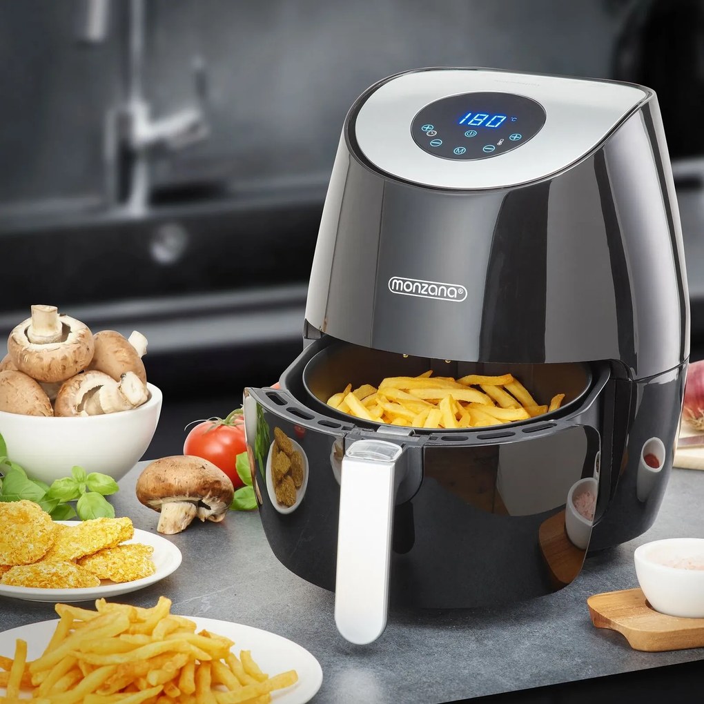 Teplovzdušná fritéza 9 v 1 s dotykovým displejom 1485 W 3,6 l JR03