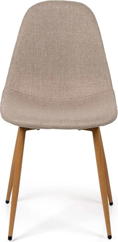 Noela Jedálenský set SCANDINAVIA 120 biely + 4x stolička MARIE béžová