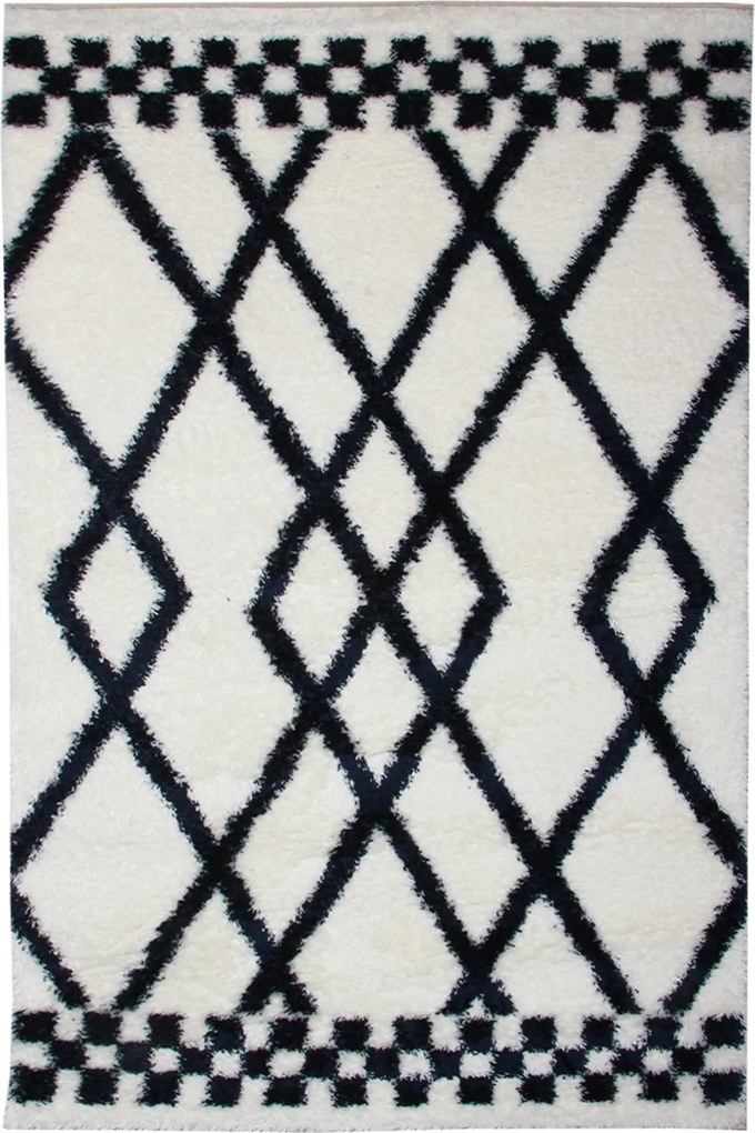 Koberec Boho 656 CREAM/NAVY BLUE rozmery koberec: 200x290 cm