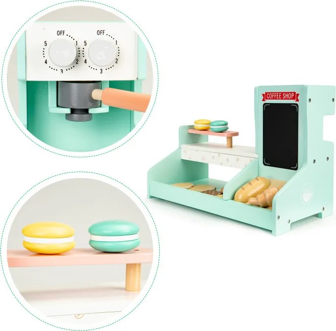 Drevená kaviareň cukráreň obchod ECOTOYS