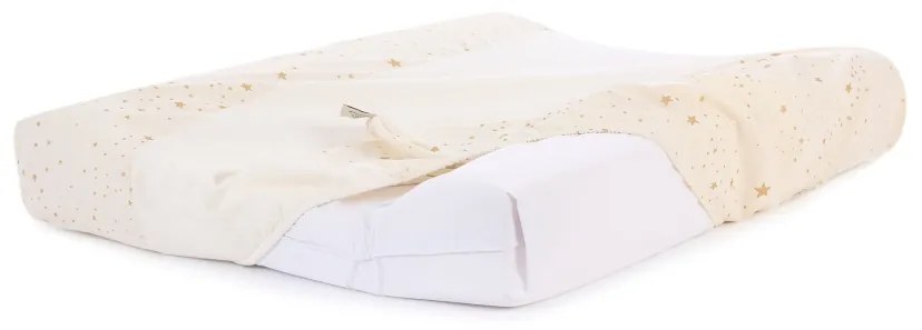 Nobodinoz Návlek na prebaľovaciu podložku STELLA biely