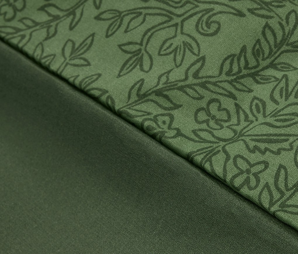 Posteľná bielizeň z materiálu polycotton, zelená, štandardná veľkosť