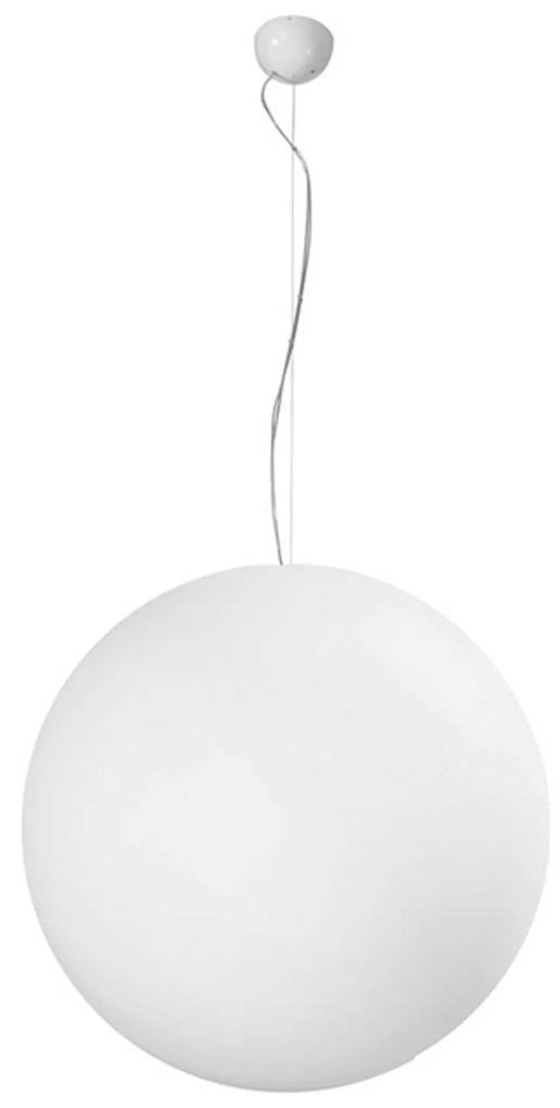 Závesná lampa Oh biela energeticky úsporná 28 cm