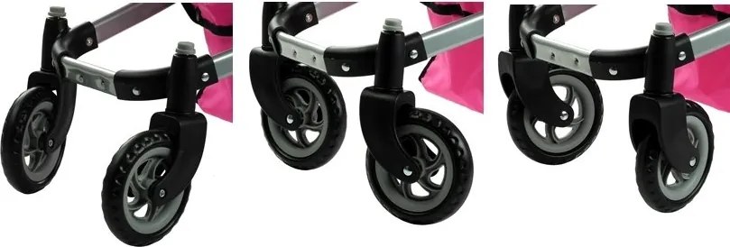 Kočík pre bábiky Alice 2 v 1 Bouncer, kočík 2 v 1