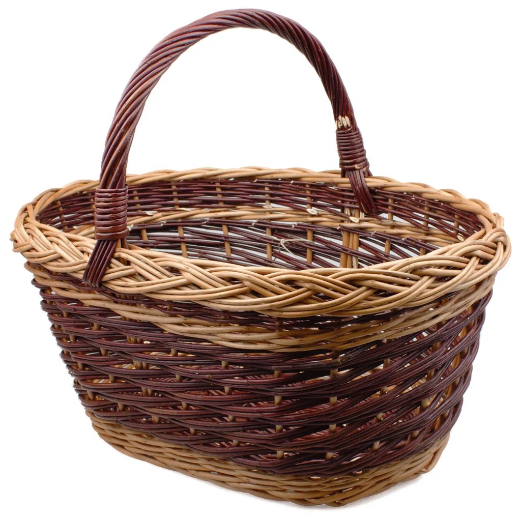 Nákupný kôš prútený Woman V.š. 47 x hl. 35 x v. 22 / 39(cm)