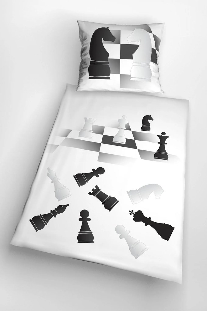 3d obliečky Chess 140x200 cm