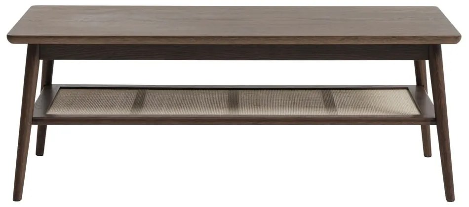 Hnedý konferenčný stolík s doskou v dubovom dekore 60x120 cm Barrali – Unique Furniture