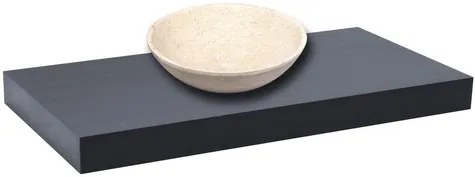 Doska pod umývadlo bez umývadla Naturel Dolce 100x8x50 cm čierna mat DO10050BL, 1 ks