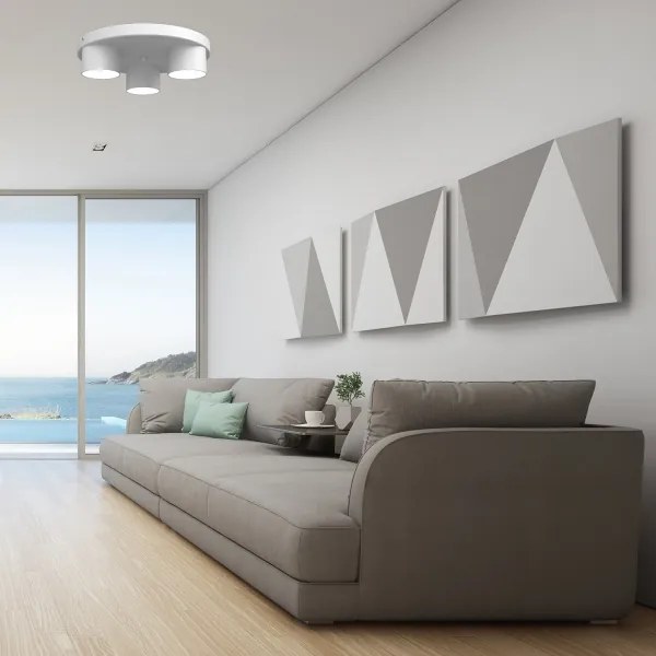 Stropné svietidlo DIXIE 3xGX53/11W/230V biela